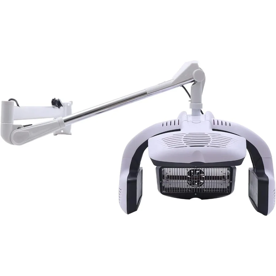 

Professional Standing Hair Dryer Color Processor for Salon Beauty Barber Shop Perm Color Heater 1500W 110V US Style 7 in Silver