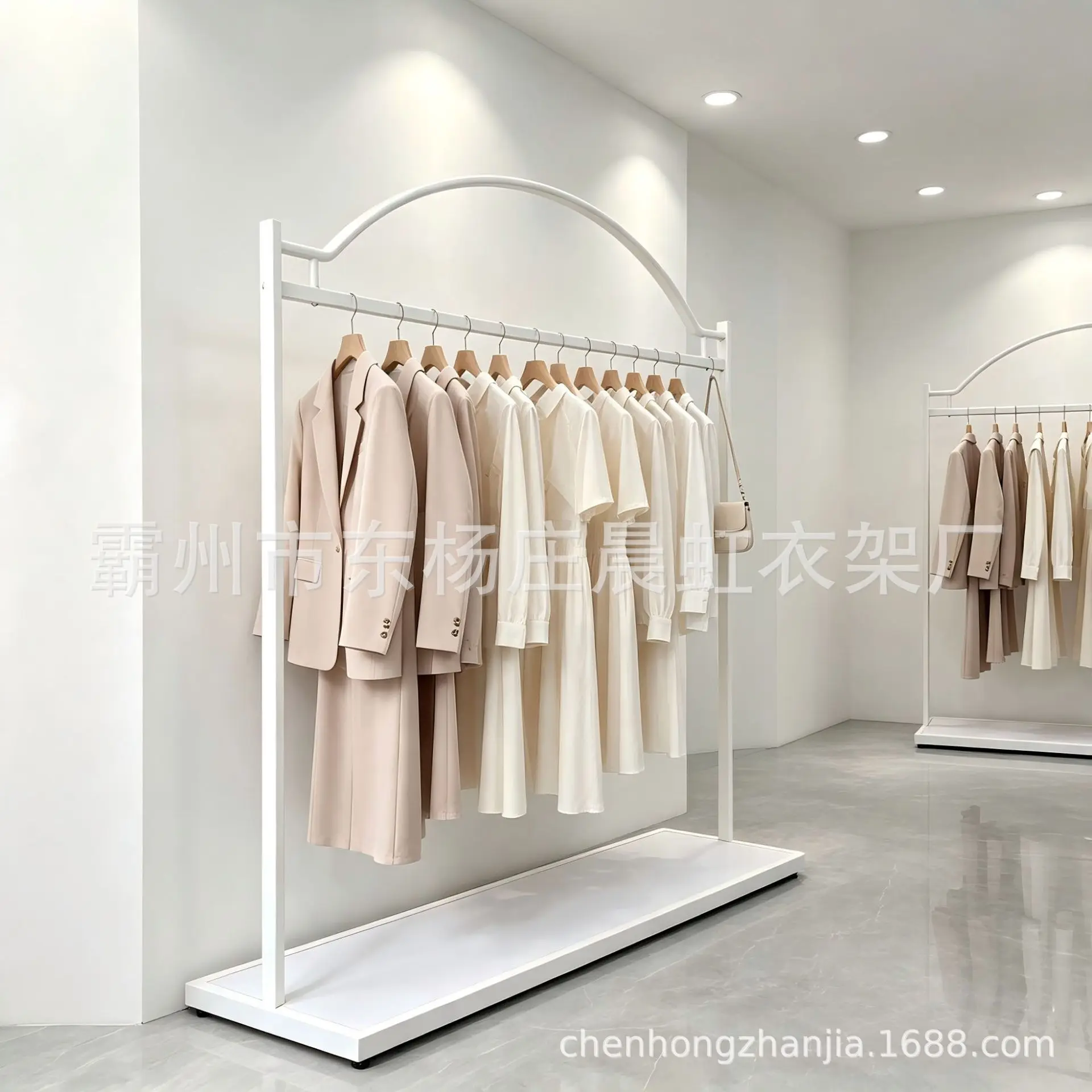 Hanger floor-to-ceiling bedroom household simple hanging clothes rack multi-functional living room pole coat rack rack