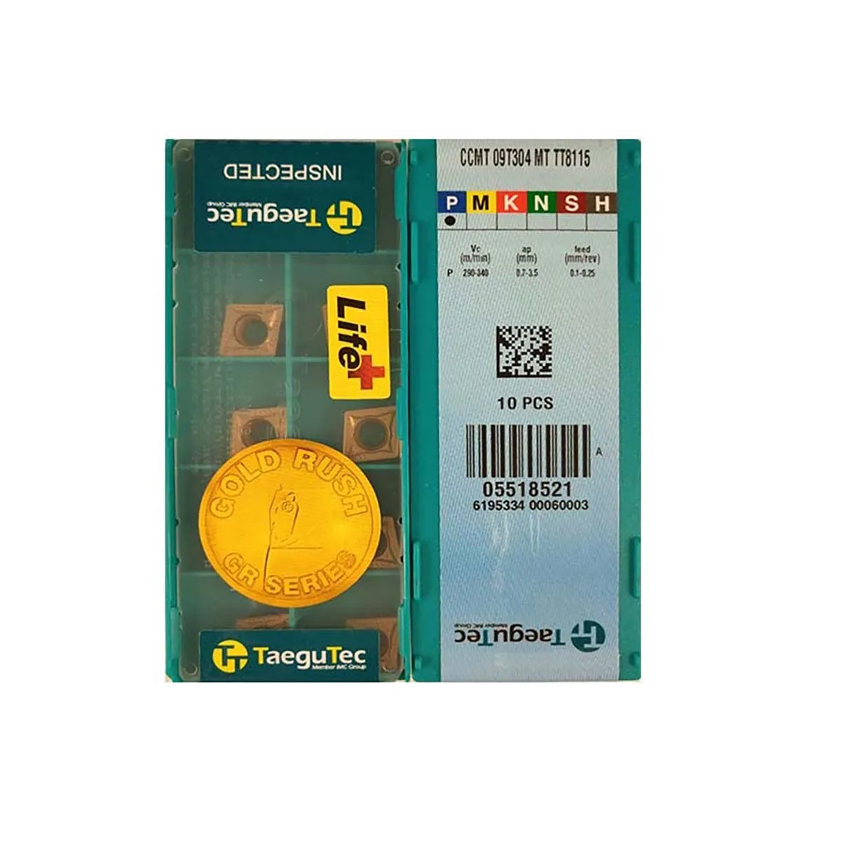 TaeguTec 100% Nguyên Bản CCMT CCMT09 CCMT09T308 PC TT9080 CCMT09T302 FA CT3000 Trung Carbide Biến Dạng