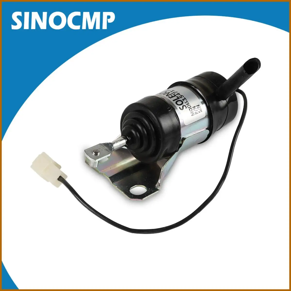 

Fuel Stop Solenoid / Fuel Shutoff Solenoid 15471-60010 052600-1001 052600-1000 For Kubota V2203 Z482 D722 KX161 KX151 , 12V
