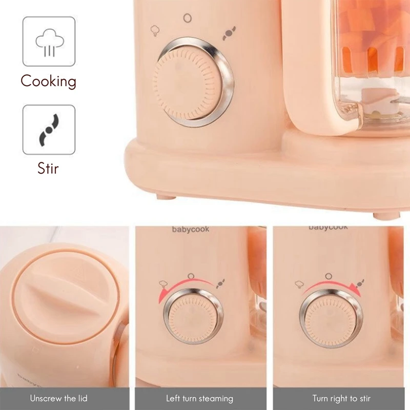 Imagem -04 - Multi-function Baby Food Maker Steamer Grinder Blender Mills Machine Auto Moagem Processador de Alimentos para Bebê eu Plug