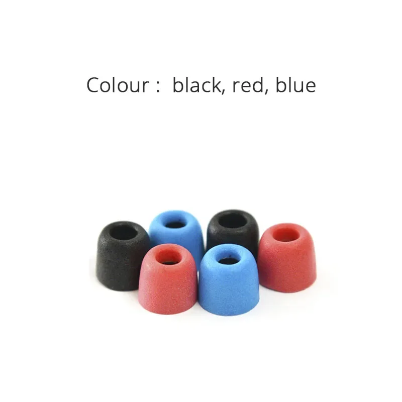 4.9ミリメートル1ペアソフト低反発イヤフォンイヤーマフkz qcy xiaomiヘッドフォンノイズアイソレーションイヤチップソニー、サムスンイヤホン