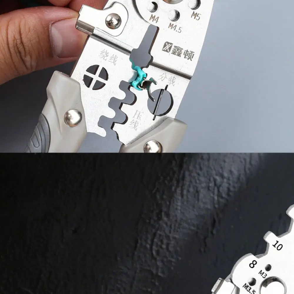 Multifunctional Wire Stripper High Carbon Steel Pliers Electrical Maintenance Tool For Xindun Cable Cutter Terminal Crimping