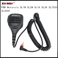 XIERDE Speaker Microphone For MOTOROLA SL1M SL1K SL1600 SL300 SL7500 SL400 SL4000 SL7550 TLK100 Two Way Radio Micphone