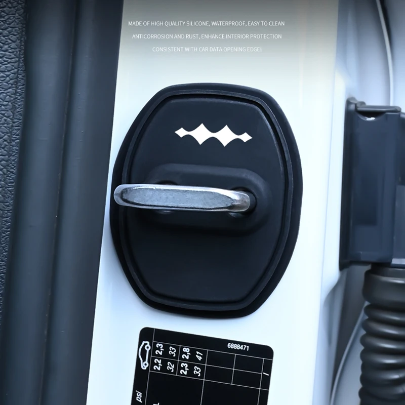 Auto Door Lock Stopper Anti‑Dust Protective Cover Cap For BYD Leopard5 Leopard8 Denza B5 B8 Off‑Road Interior Accessories