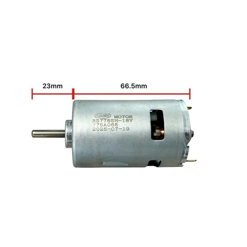 18V RS775 Fish Descaler Motor - 775 Single Bearing Motor for Fish Scaling, High Power 18V775 Motor