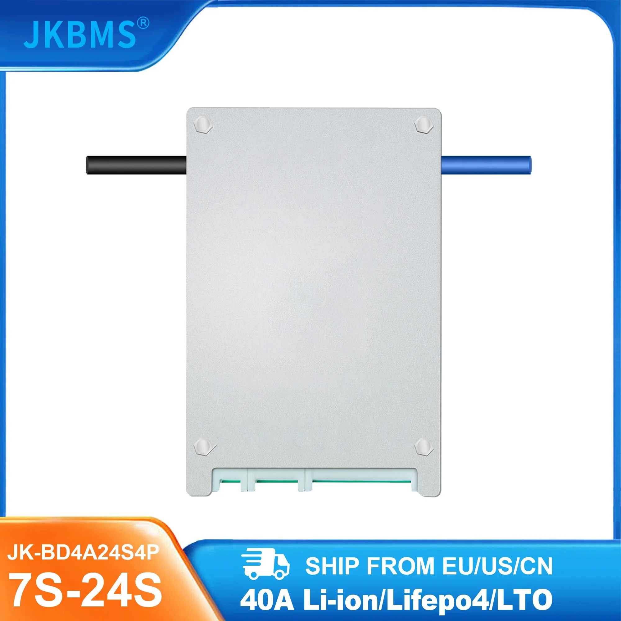 JKBMS SMART BMS  0.4A Active Balance 40A BMS 8S 9S 10S 11S 12S 13S 14S 15S 16S 17S 20S Li-Ion LTO 18650 Battery Lifepo4 Battery