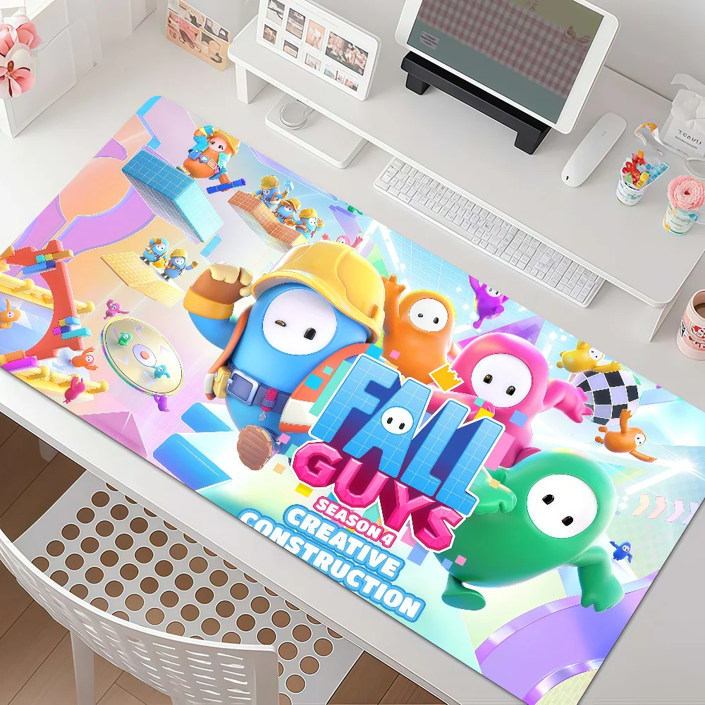 Popular F-Fall G-Guys Party Game Cartoon Mouse Pad Anti Slip Rubber Edge Locked Thickened Laptop Gaming Desk Mat