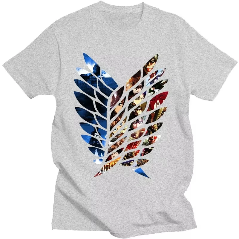 bandai-genuino-2026-ataque-titan-eren-yeager-mikasa-ackerman-levi-ackerman-impressao-plus-size-masculino-tripulacao-pescoco-topo-mangas-curtas