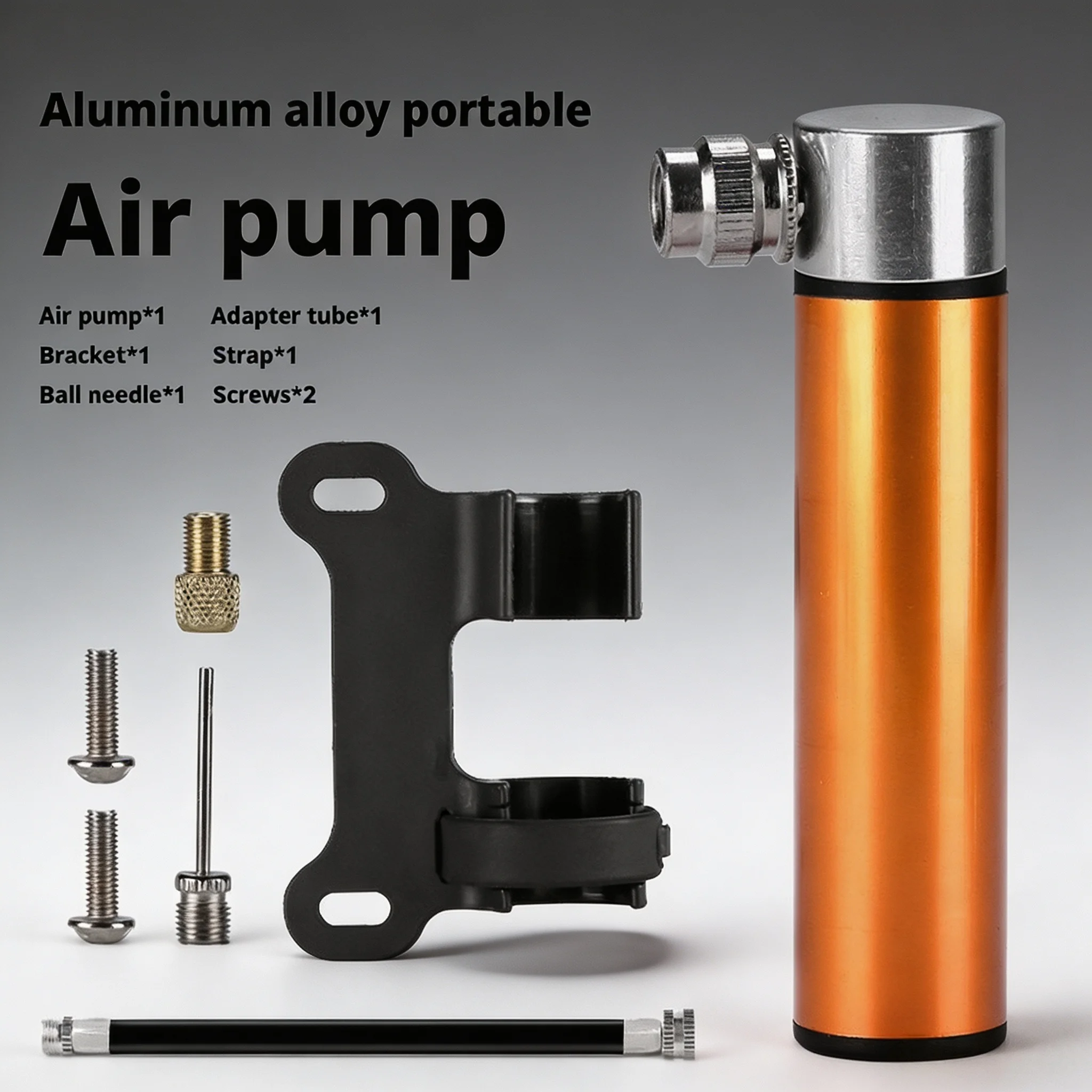 Balloon Pump Hand - Aluminum Alloy Mini Bike Pump Portable