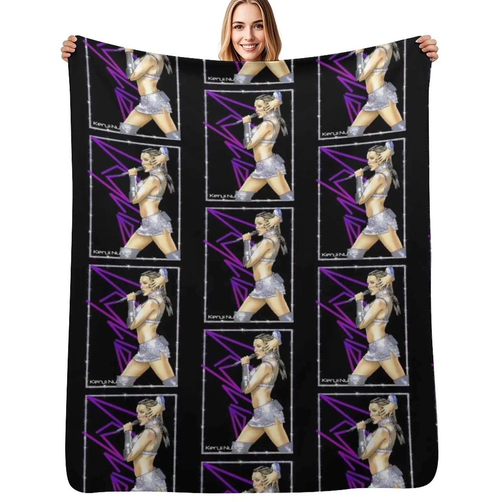 Order Kylie Minogue Throw Blanket Warm Comfortable Blanket for Office Napping
