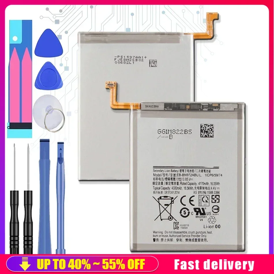 

EB-BN972ABU Аккумулятор 4300 мАч для Samsung Galaxy Note 10+ Note10+/Note 10 Plus/Note10 Plus 10Plus Аккумуляторы для мобильных телефонов