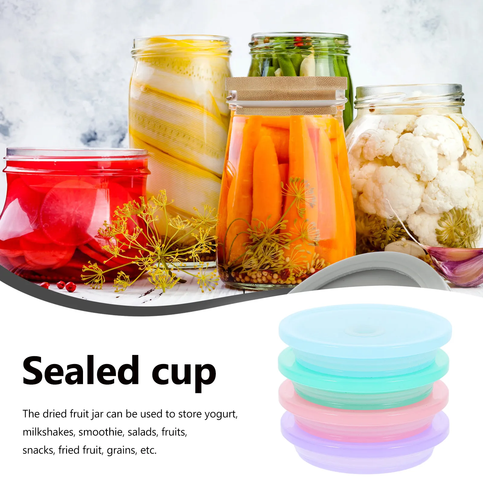 4 Stuks Mason Jar Stro Deksel  - Mason Jar Wide Mouth recensie en prijs