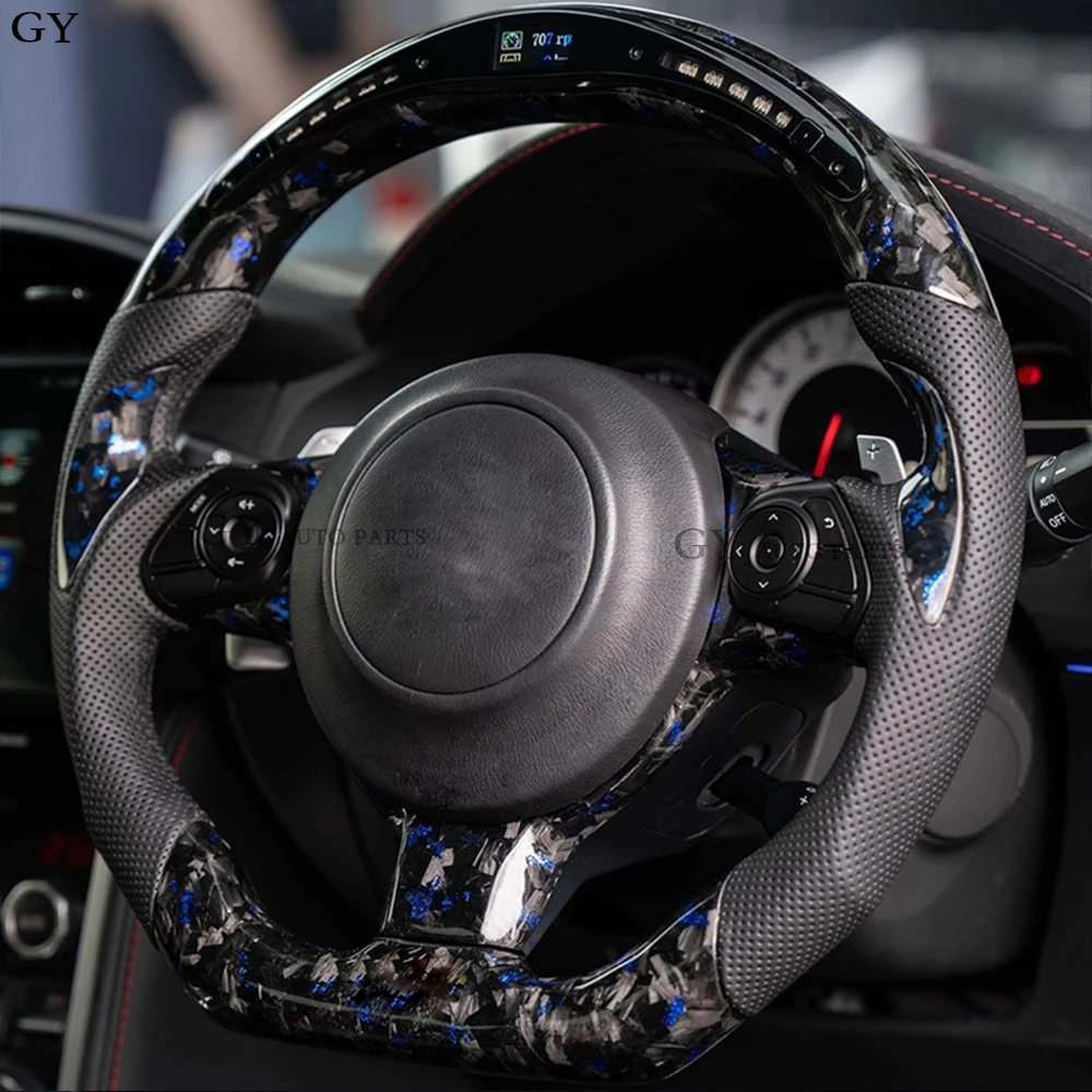 Forge LED Customized Steering Wheel Fit For Toyota 86 BRZ 2016 2017 2018 2019 2021 2022 PRM Racing Steer Wheel