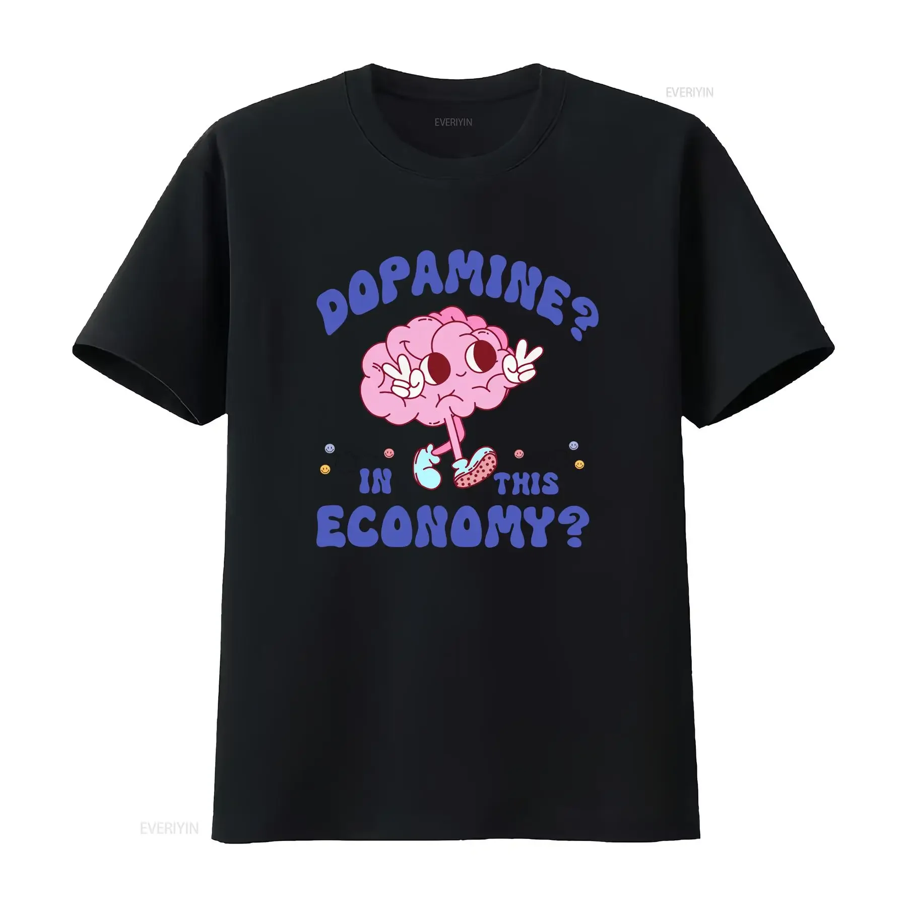 Dopamina En esta economía camisa club de deficiencia persiguiendo una divertida tienda de serotonina comprada molécula vintage Ropa de diseñador lavada