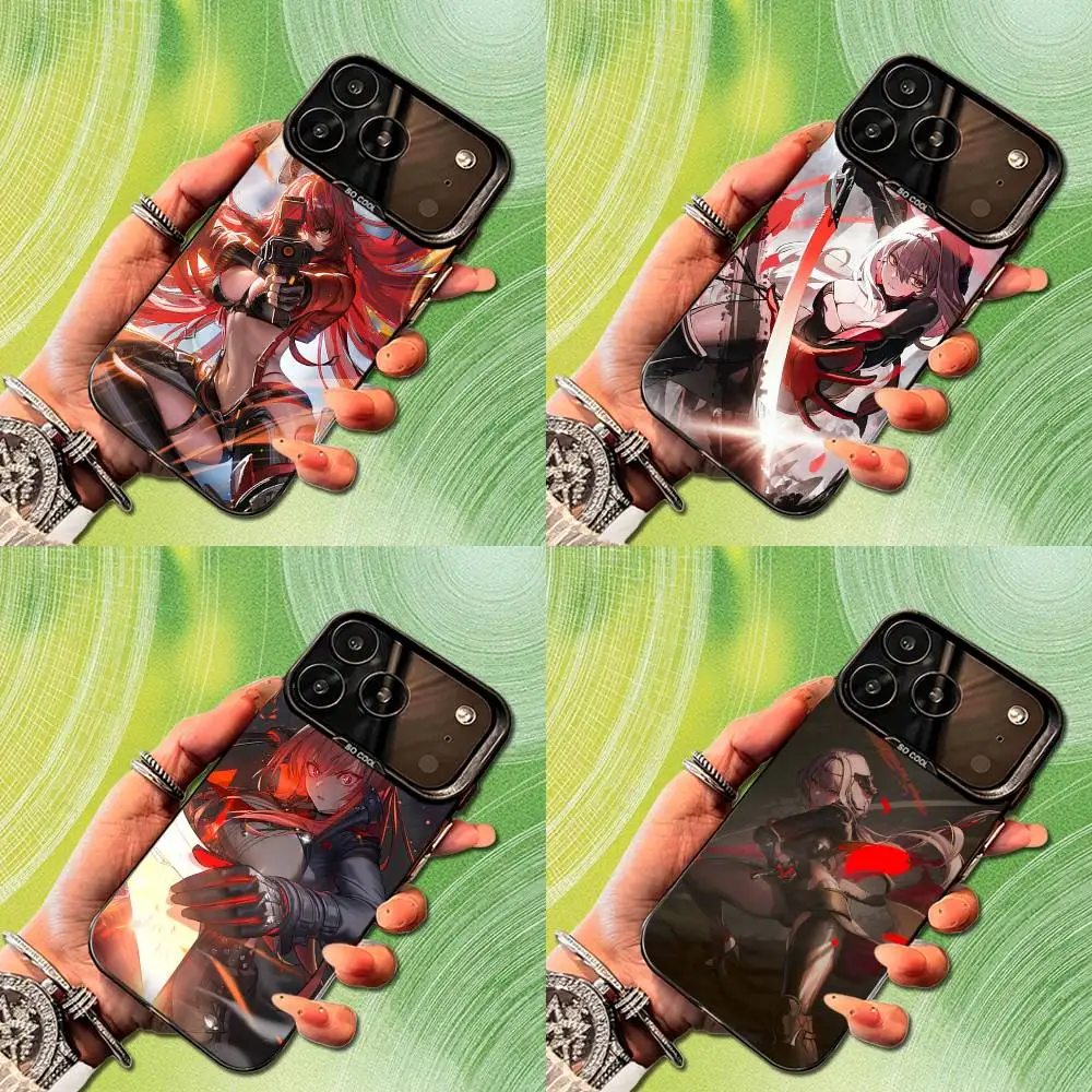 

Game G-Goddess of V-victory Phone Case For iPhone 14,17,13,12,11,16,15,Mini,Pro,SE,XS,MAX,Black Matte Silicone Cover