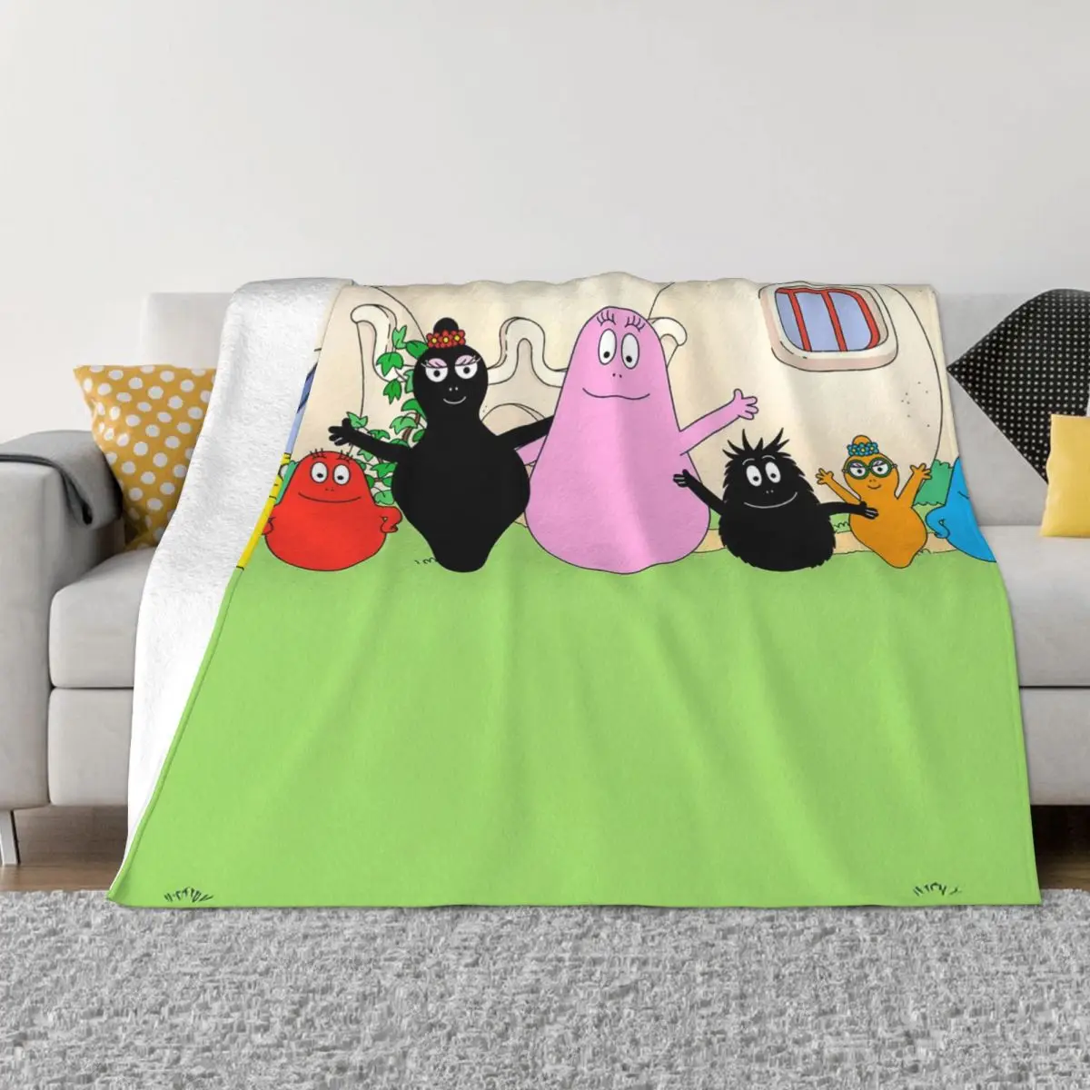 

Barbapapa аниме 000307 домашнее одеяло для кровати дорожное одеяло диван-кровать одеяла и одеяла пледы