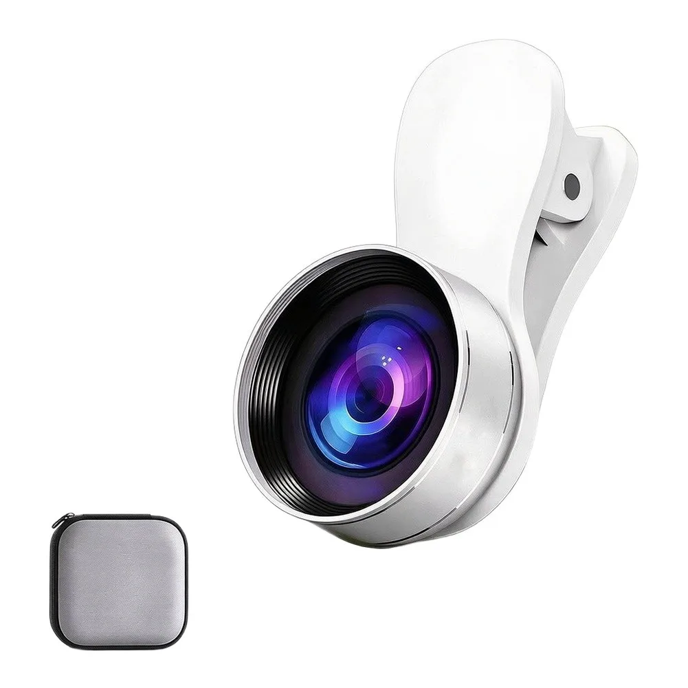 Wide-Angle Lens For IPhone Phone 18K For Ultra Clear Wide-angle Camera Lenses With Clip For Photography Live Streaming Camera
