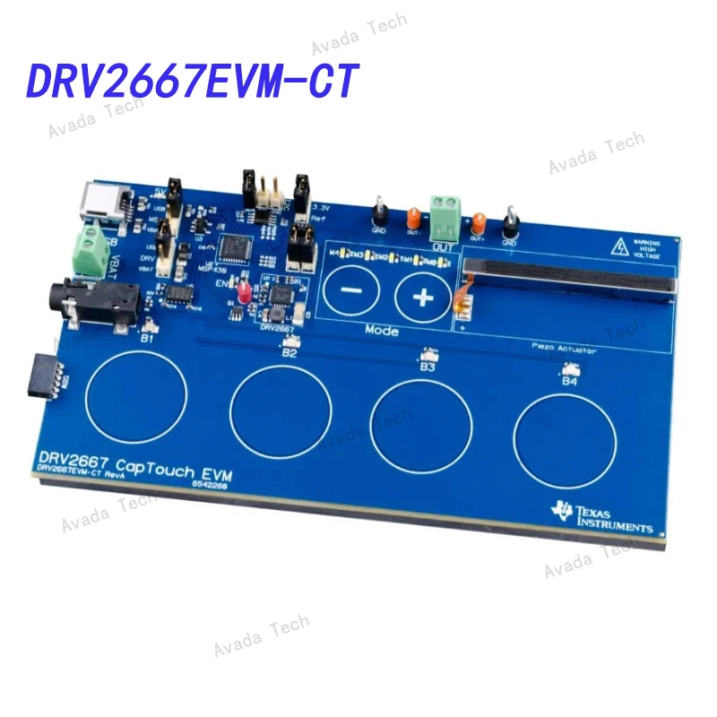 Avada Tech DRV2667EVM-CT Power Management IC Development Tool EVM for Piezo Haptic Driver