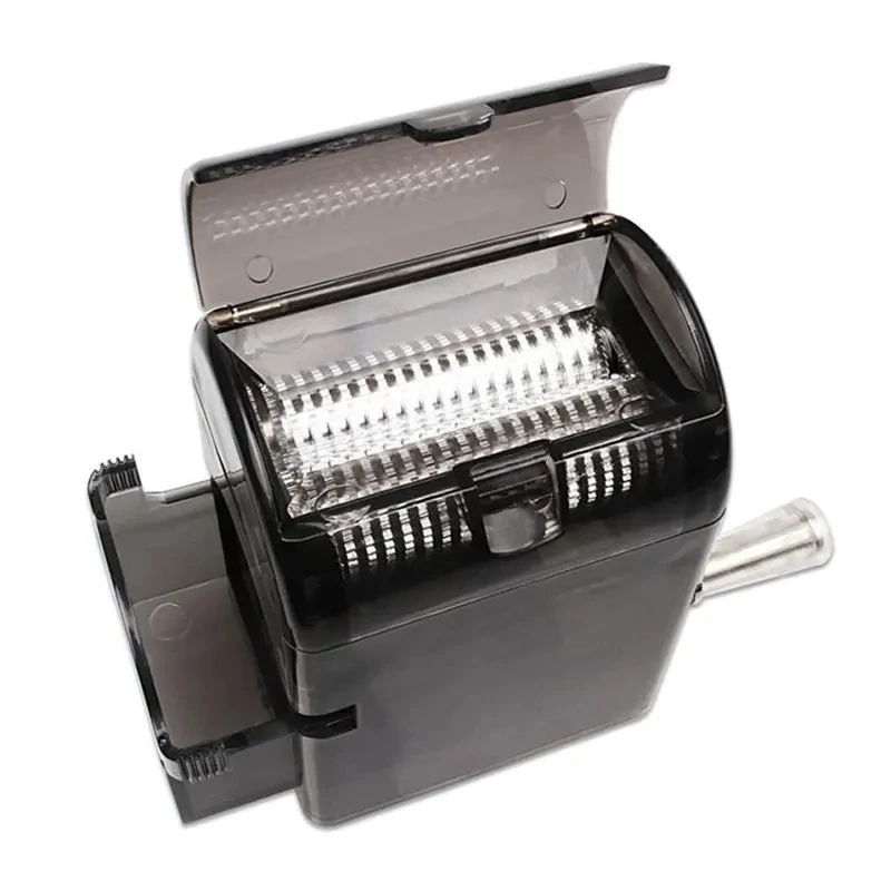 

Manual Hand Crank Tobacco Crusher with Storage Box Boutique Herb Cutter Grinder Muller Shredder for Smoking Grass