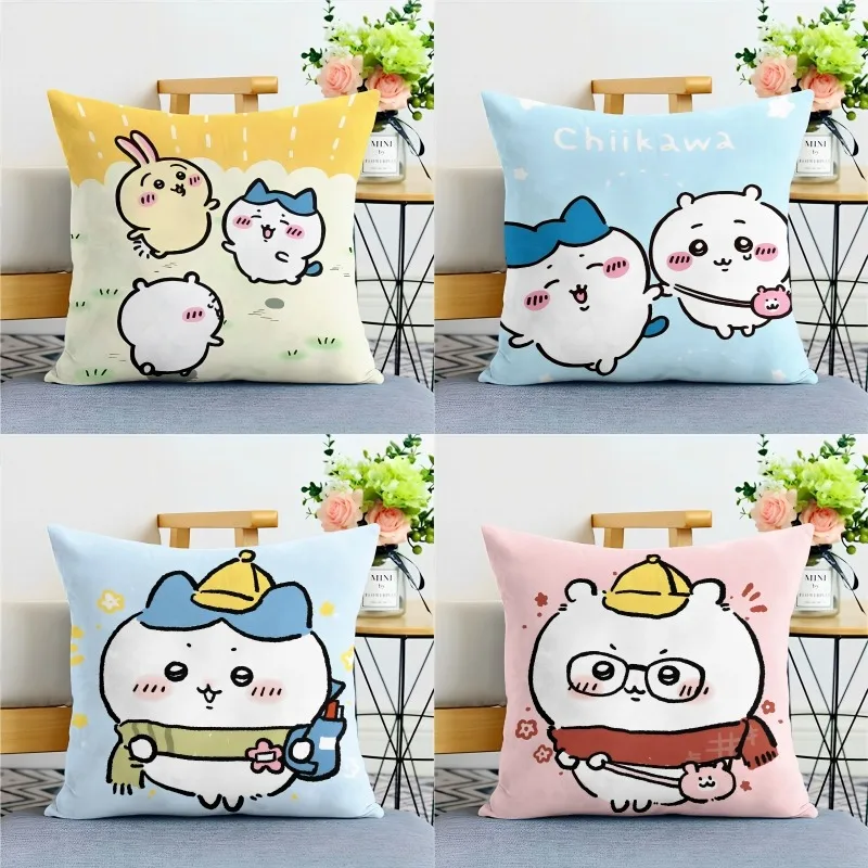 Anime Peripheral Cartoon Pillowcase Dormitory Decoration Office Living Room Home Pillowcase