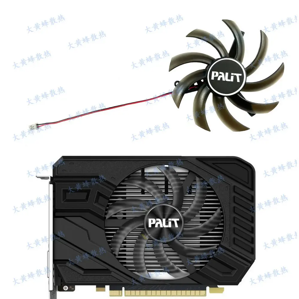 The Cooling Fan for PALIT GTX1650S StormX OC Video Card TH1012S2H-PAA01
