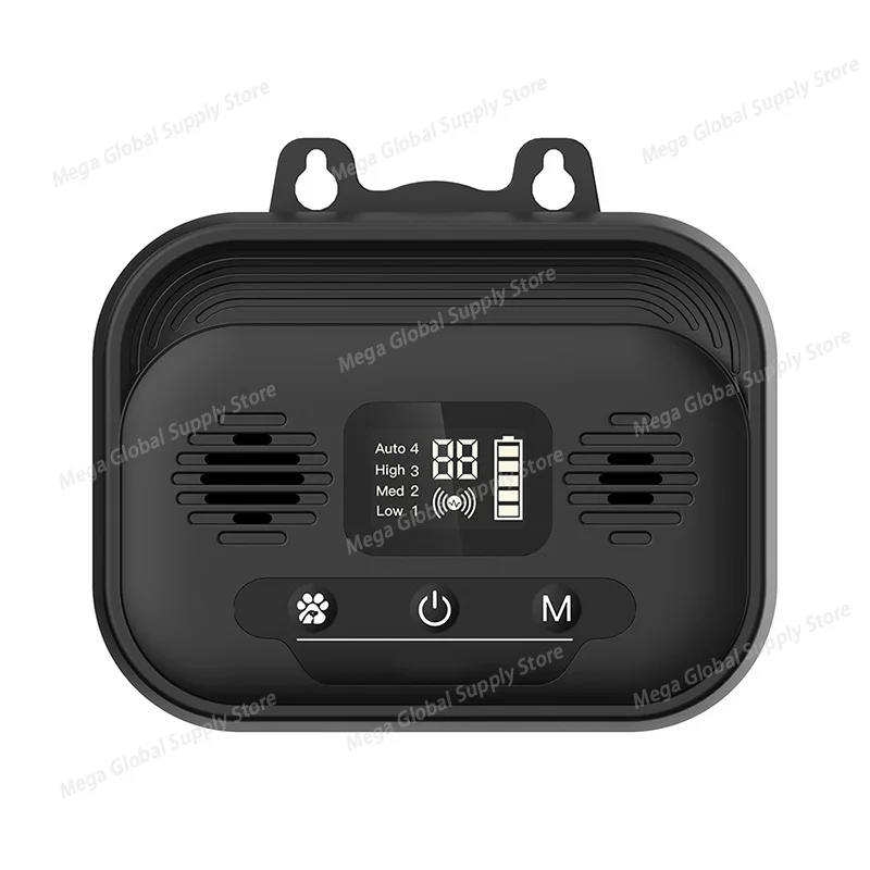 

Effective Anti Barking Device Adjustable LCD Screen Ultrasonic Dog Bark Deterrent Waterproof Pet Training Up 15m