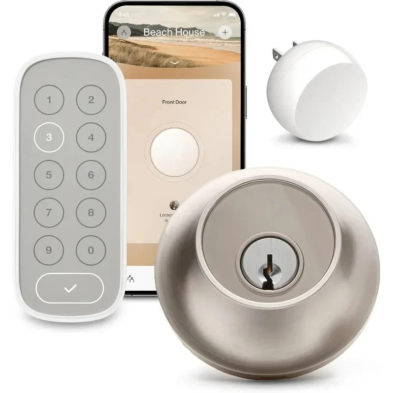 Keyless Entry Control Remotely from Anywhere - Weatherproof - Works with iOS, Android, Alexa, Google Home