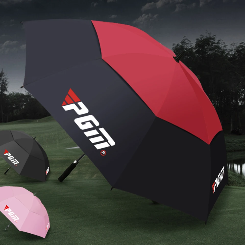 PGM Golf Umbrella Professional Men\'s Women\'s Golf Umbrella Automatic Manual Double Decker Umbrella Golf UV Protection Umbrella