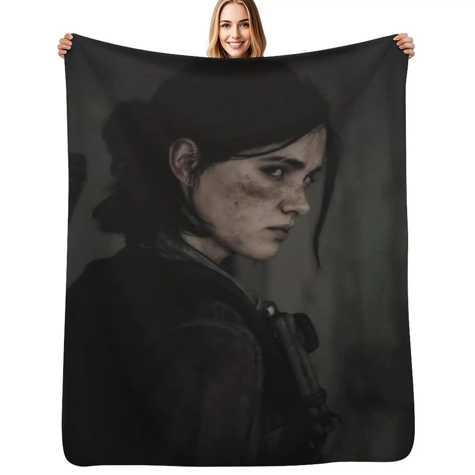 

Tlou Ellie Williams Throw Blanket Comforter Camping Blankets
