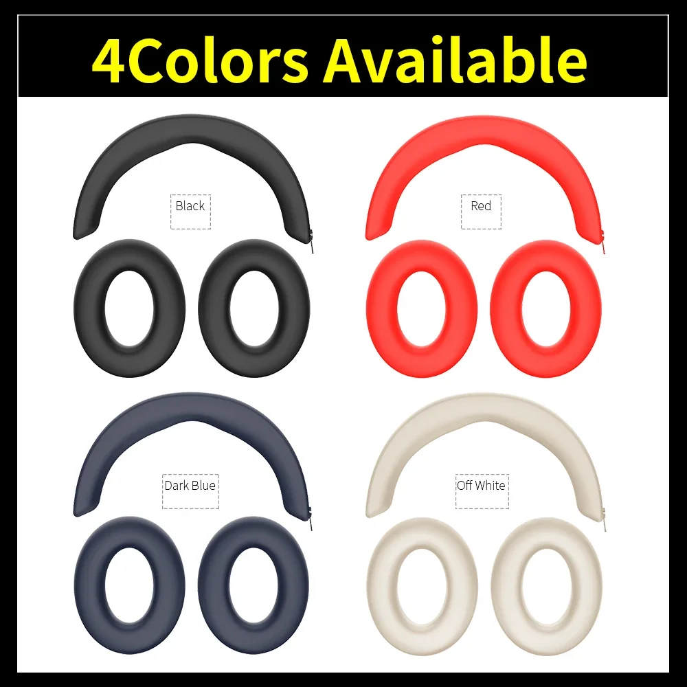 Quality Headphone Cover Suitable for Sennheiser MOMENTUM 4 Earphone Silicone Protective Case Headset Headbeam Protector Sleeve