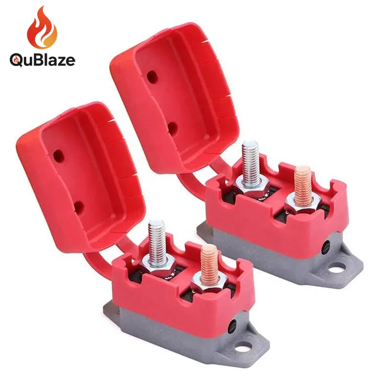 10AMP 12V Cover Dual Battery Fuse Automatic Auto Reset Waterproof Circuit Breaker For Car Boat(1 PACK)