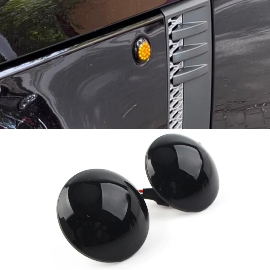 

2 шт. светодиодные/боковые габаритные огни указателя поворота, мигалка для Land Rover Range Rover L322 2002-2012 OEM XGB500020