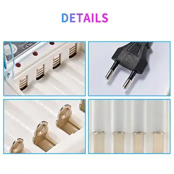 AA/AAA電池充電器 2/4槽 AC 110V 220V 適用於鎳氫/鎳鎘AA/AAA電池充電 1.2V可充電電池充電器 6 最佳銷售 電池充電器 - №6