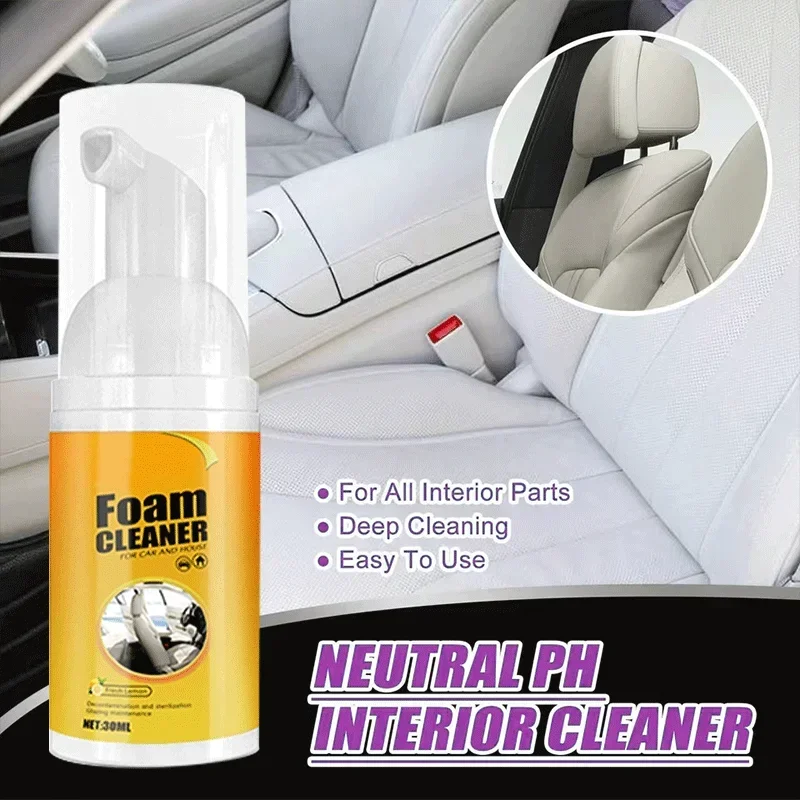 New Multi-Purpose Foam Cleaner Rust Remover Cleaning Car House Seat Car Interior Accessories Home Kitchen Cleaning Foam Spray