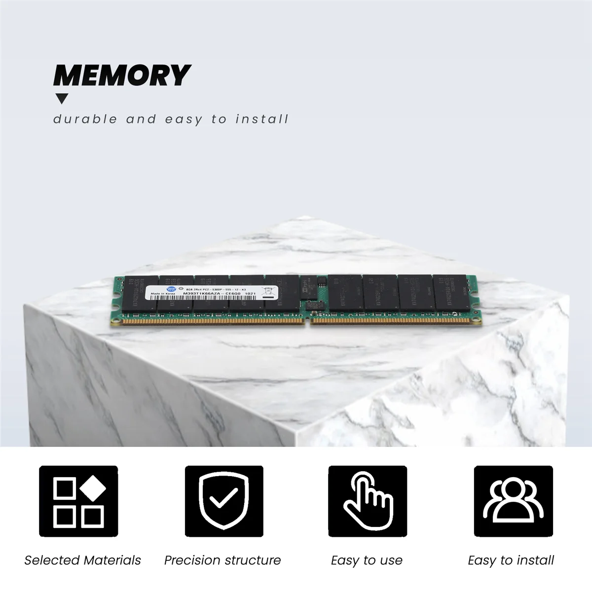 ATP-DDR2 8GB REG Server RAM Memory 2RX4 PC2 5300P 667Mhz REG Server Memory