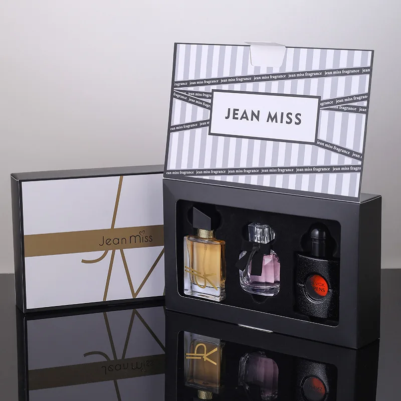 

Brand Women Perfume Set Lasting Fragrance Fresh Floral Fruity Scent Eau De Parfums 30ml Gift Box 3pcs Perfumes Feminino Spray