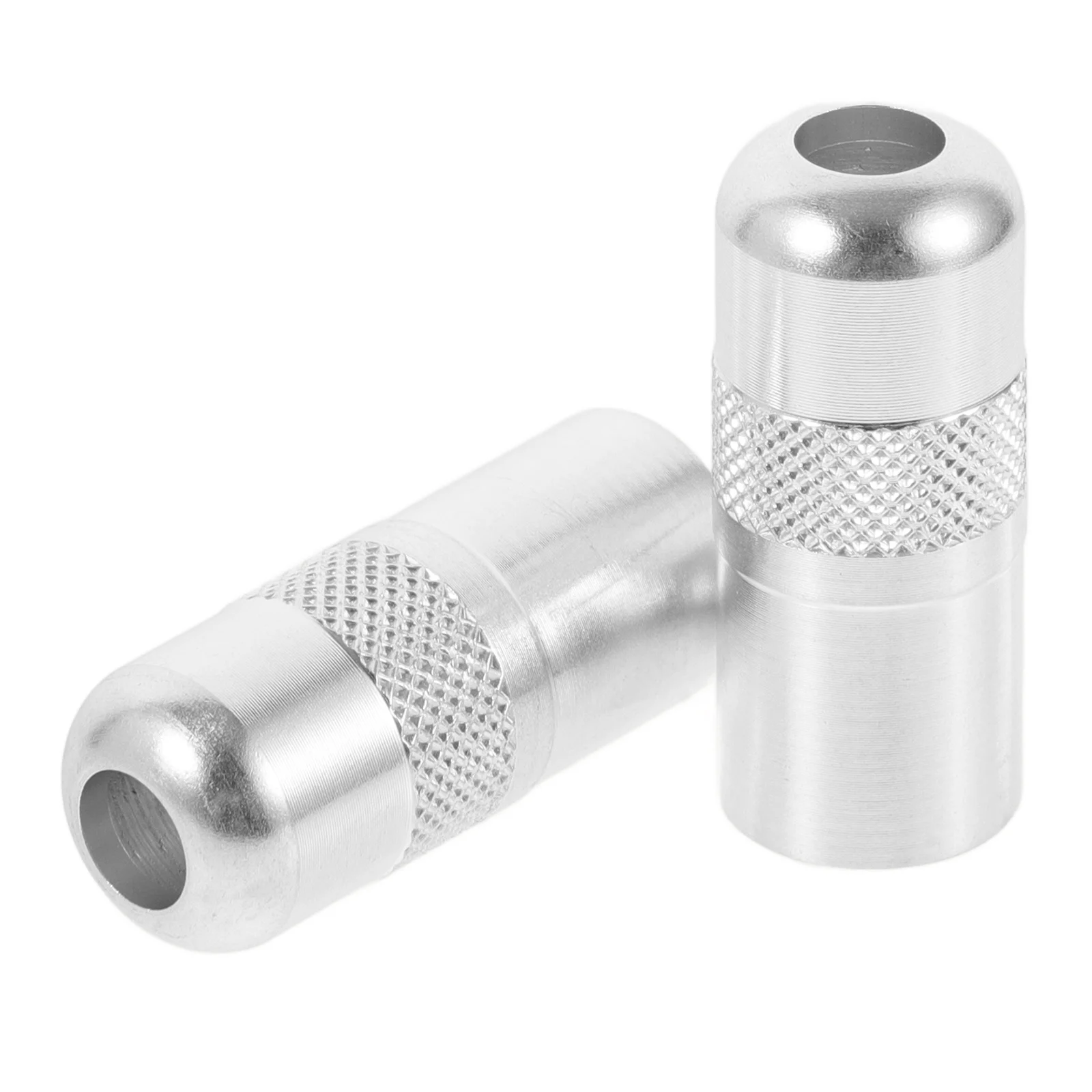 2 قطعة لاقط Endpin الإسكان الألومنيوم الصوتية الغيتار جاك كم الحرس دائم مقبس متفرع حامي للآلات الموسيقية #2