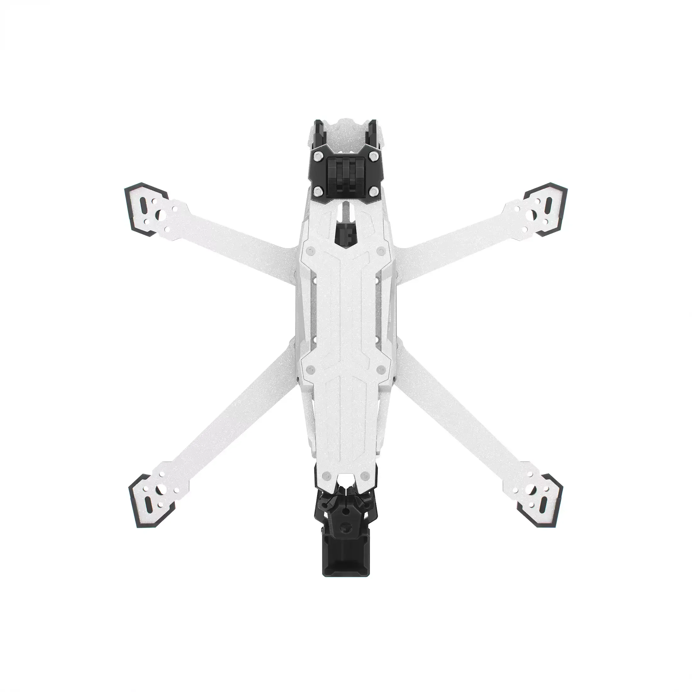 GEPRC GEP-Vapor O4 Pro Holographic White Frame, Optimized for DJI O4 Air Unit 5/6 Inch FPV Drone Builds