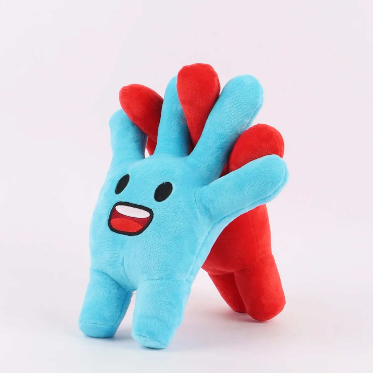 Muñeca de peluche de dibujos animados para niños, muñeco de peluche suave, decoración Kawaii delicada, 2 estilos, azul y rojo, 25cm