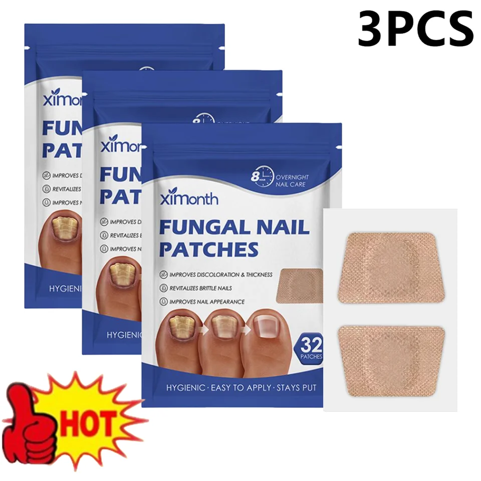 1/3袋 爪真菌治療パッチ 爪周囲炎 抗感染 爪白癬除去 グレーネイル修復 巻き爪矯正ステッカー
