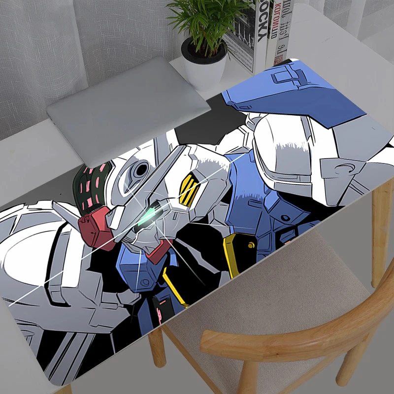 Kawaii Mouse Pad Mobile Suit Gundam Anime Cute Girl Gabinete Gamer Computer Desk Mat Keyboard Gaming Accessories Mousepad