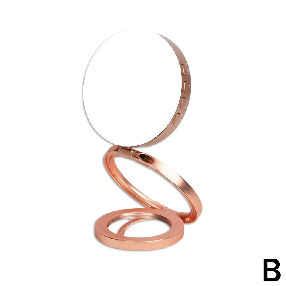 Foldablbe Magnetic LED Fill Light for Phone Selfie Light LED Video Light 2500K-9000K Makeup Mirror for Smartphone Vlog Self H7U3