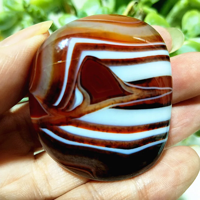 AA  Natural Stones Sardonyx Agate Palm Stones Meditation Energy Heals The Spirit Feng Crystals Room Decorations