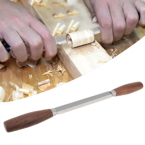 SK5 Walnussholz Holzarbeiten Handhobel Ziehmesser für Holzbearbeitung Entfößern Ziehen Rasiermesser Holz Höhlenforschung Werkzeug