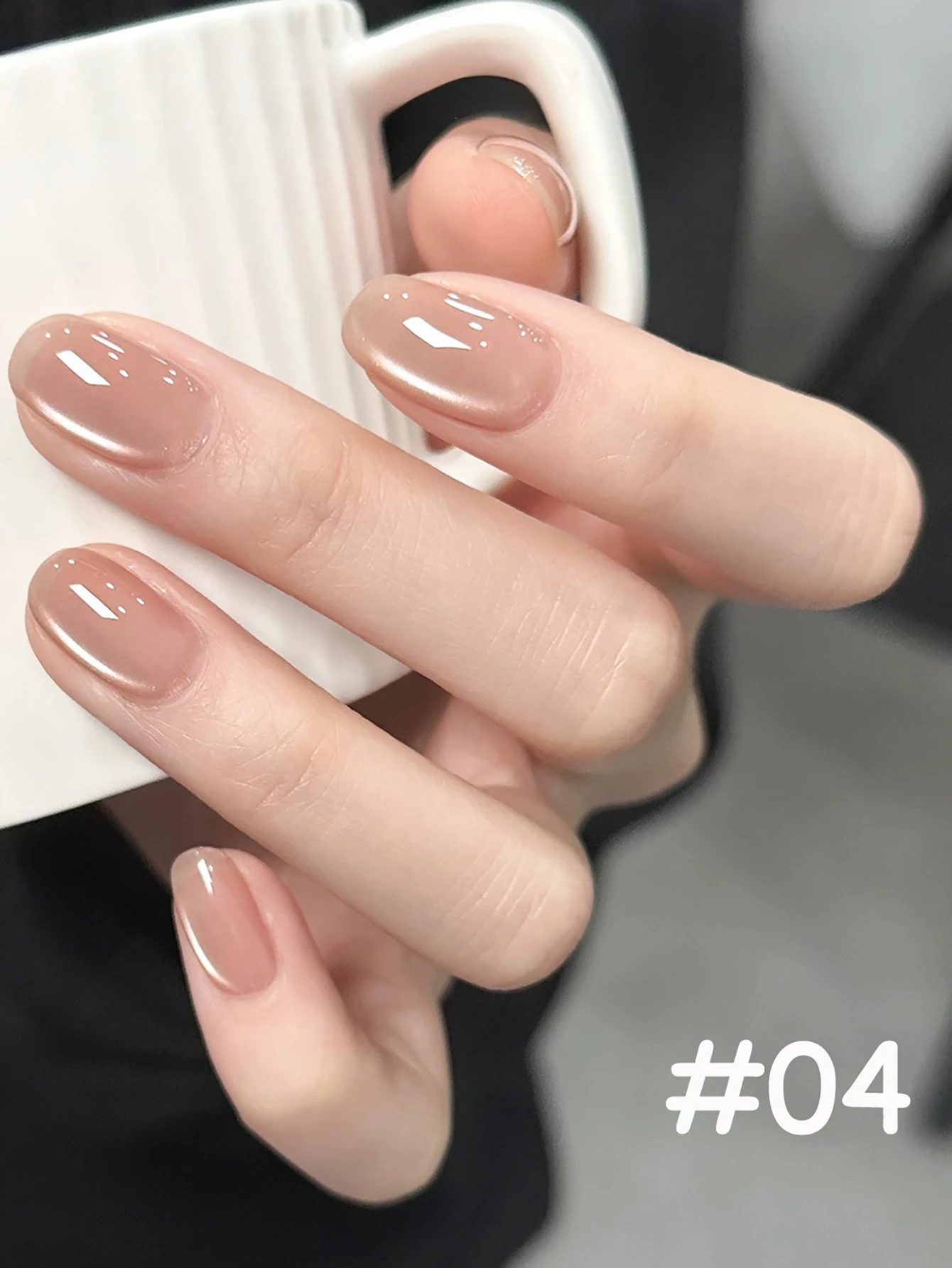 MIANEL 1-16pcs 12ML Ice Transparent Glass Beads Cat Eye Gel Nail Polish Top Selling Ice Clear Colors Nail Polish Summer Nails