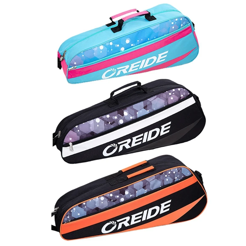 OREIDE-Bolsa de Bádminton de un solo hombro, raqueta de Squash, raqueta de tenis, bolsas deportivas, puede contener 3 raquetas