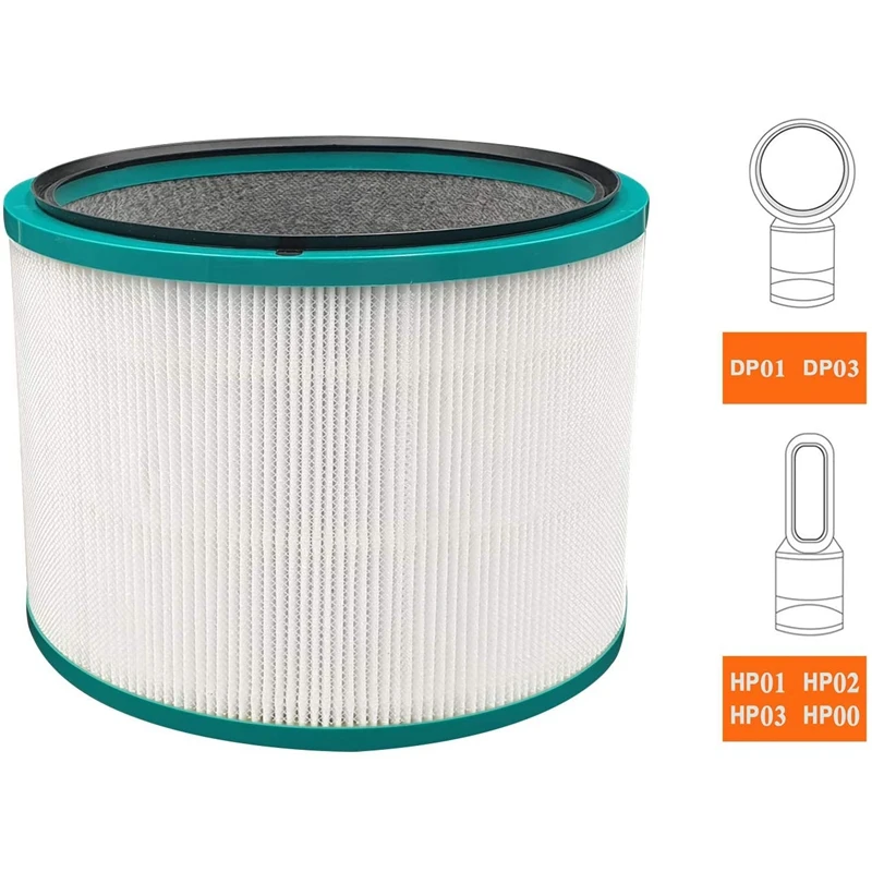 Suitable for Dyson air purifier replacement HEPA filter activated carbon glass fiber composite filter HP00 HP01 HP02 HP03 DP01 D