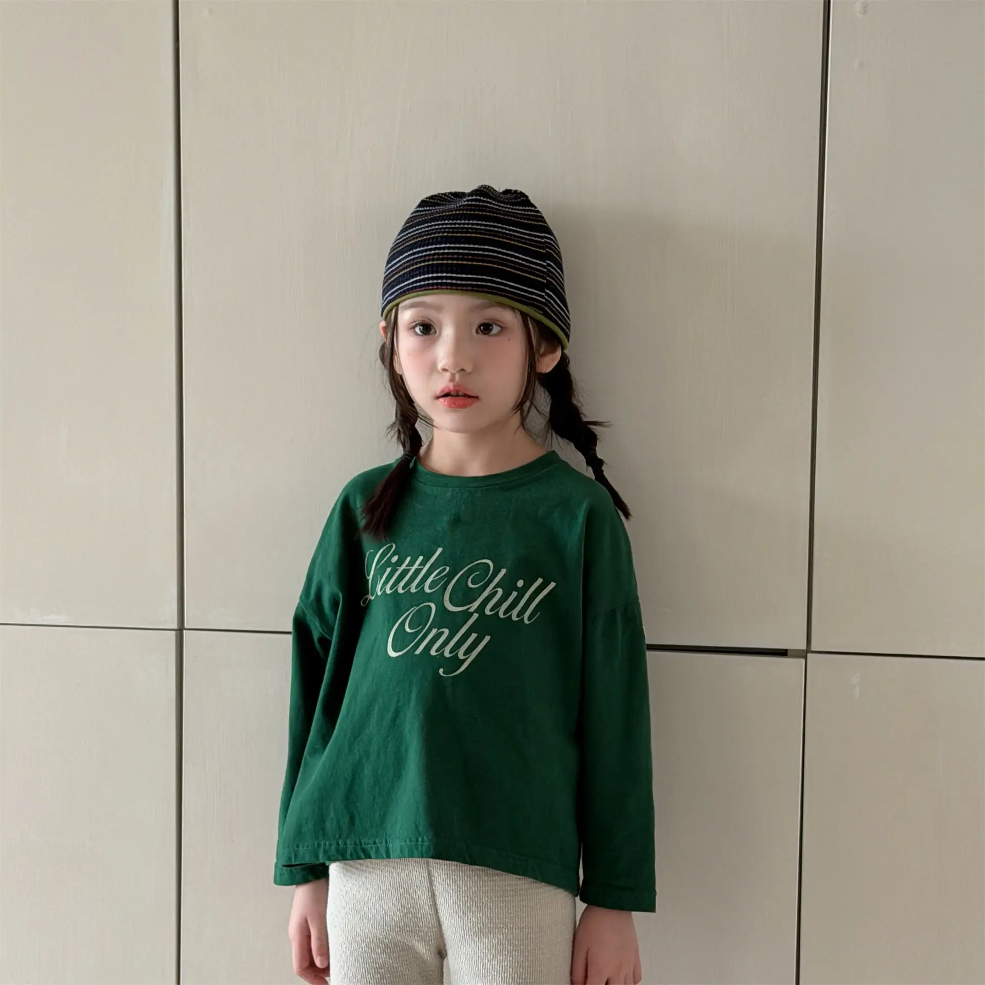 2026 Autumn New Children Long Sleeve T Shirts Boys Casual Sweatshirt Girls Letter Print Bottoming Shirts Cotton Kids Clothes