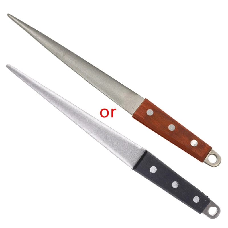 Diamond Knife Honing Rod Professional Chef Knife Sharpening Stainless Steel Kitchen Knives Sharpeners for Chef Knives